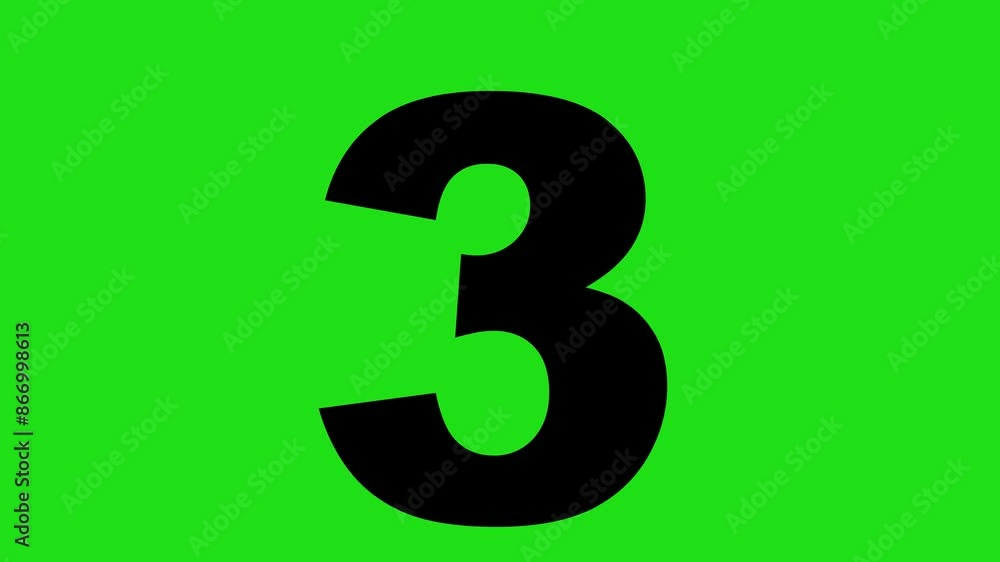 video animation countdown number 10 to 0 on a green chroma key background video animation countdown number 10 to 0 on a green chroma key background