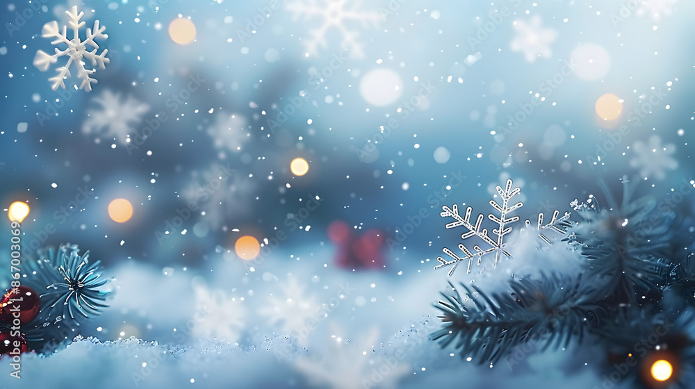 Christmas background with snow flakes Christmas background with snow flakes