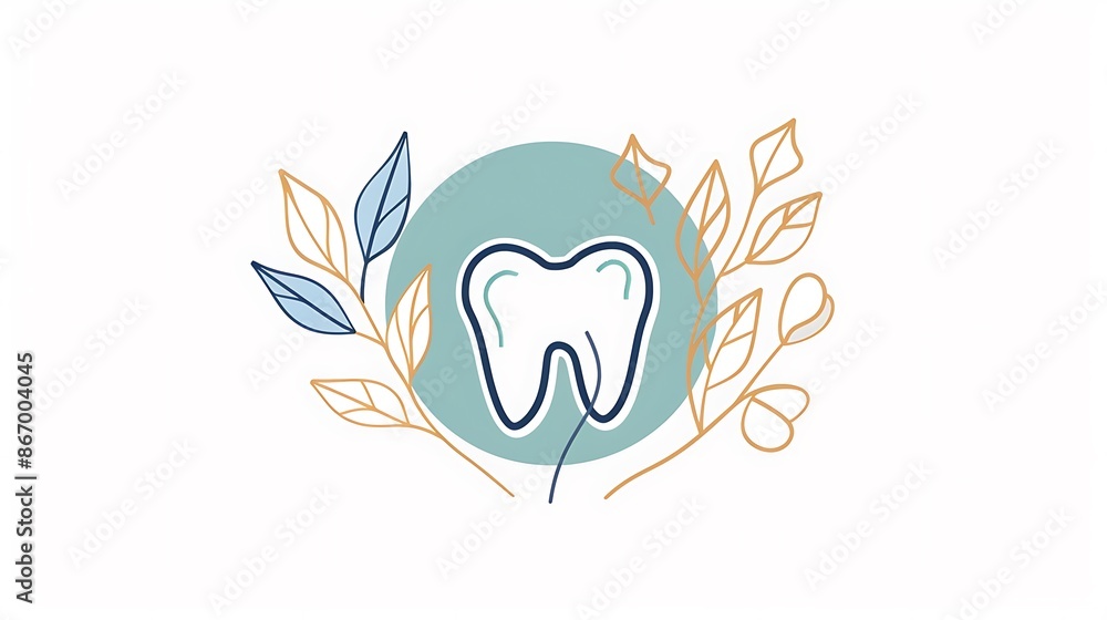 Obraz premium tooth, dentist, care, illustration, design, symbol, vector, hygiene, medicine, clean, dentistry, logotype, concept, logo, sign, dental, icon, clinic, health, flat, medical, implant, modern, healthy, m