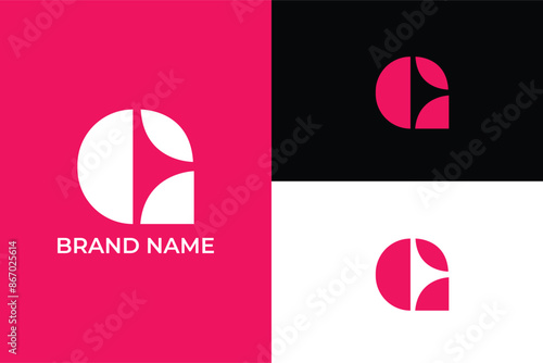 letter A triangle leaf icon abstract vector, letter D underwear woman logo design concept, Female logos for lingerie or clothes. Lady lace bra, bikini, bodysuit, female figure silhouette, Flat man