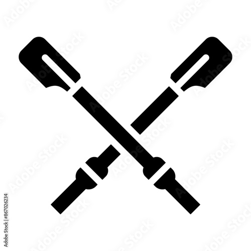 Rowing Oars Icon