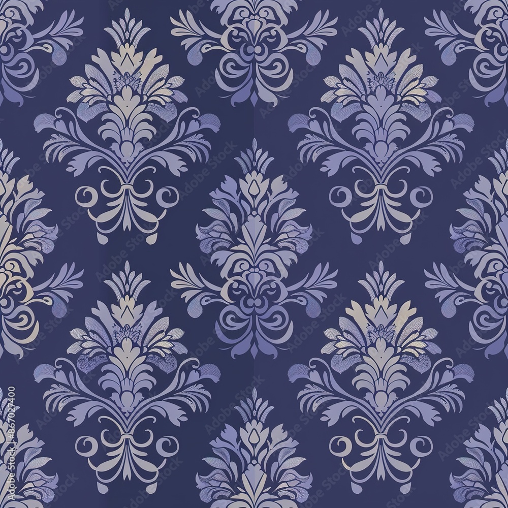 Damask seamless floral pattern Damask seamless floral pattern