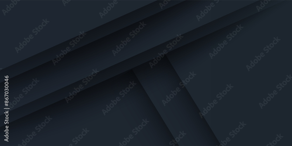 Abstract 3d background with black paper layers. Vector geometric illustration of carbon sliced shapes. Graphic design element. Minimal design. Decoration for business presentation technology Abstract 3d background with black paper layers. Vector geometric illustration of carbon sliced shapes. Graphic design element. Minimal design. Decoration for business presentation technology