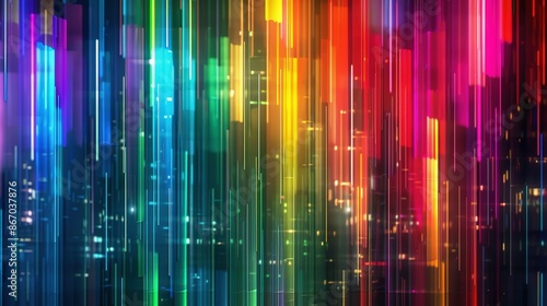 High-speed urban traffic on a city street during evening rush hour, with car headlights and busy night transport captured through motion blur lighting effects and abstract long exposure photography.