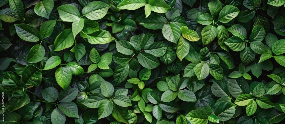 Background of Green Foliage Background of Green Foliage