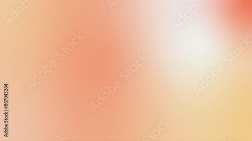 Peach orange noise gradient background, creating a soft and delicate texture for fresh vibrant look