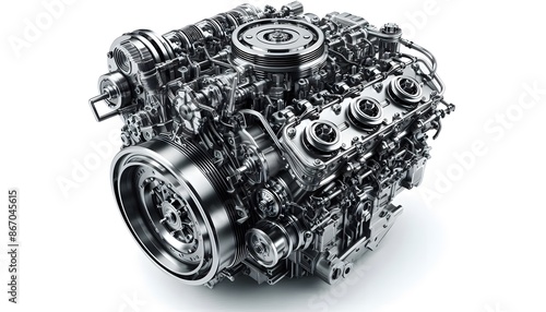 Engine, car engine, truck engine, powerful engine