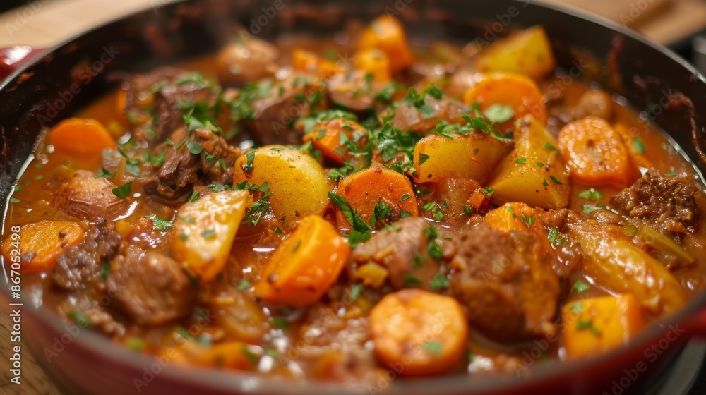 A wholesome and hearty stew bursting with wild and foraged vegetables all simmered to perfection. A wholesome and hearty stew bursting with wild and foraged vegetables all simmered to perfection.
