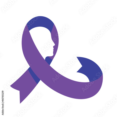 alzheimers month awareness ribbon
