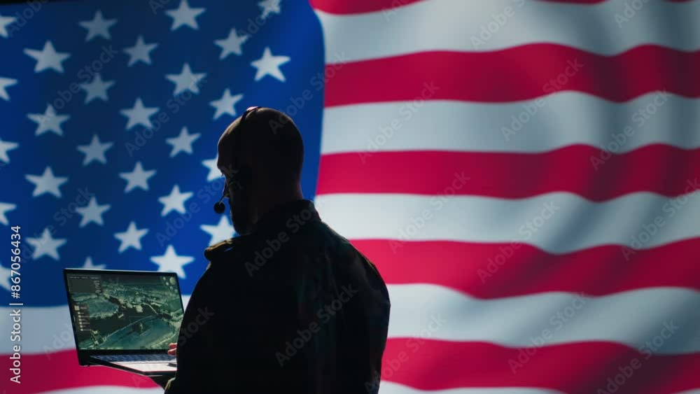 custom made wallpaper toronto digitalAmerican NATO air defense operator uses radar detecting missile attacks, conducting space surveillance and satellite tracking. United States agent uses military software preventing rockets, camera A