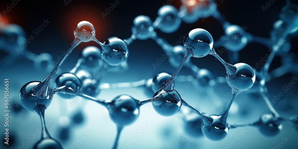 Abstract Molecular Structure Illustration Abstract Molecular Structure Illustration