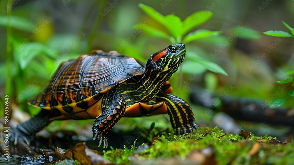Fototapeta premium Coahuilan Box Turtle. 