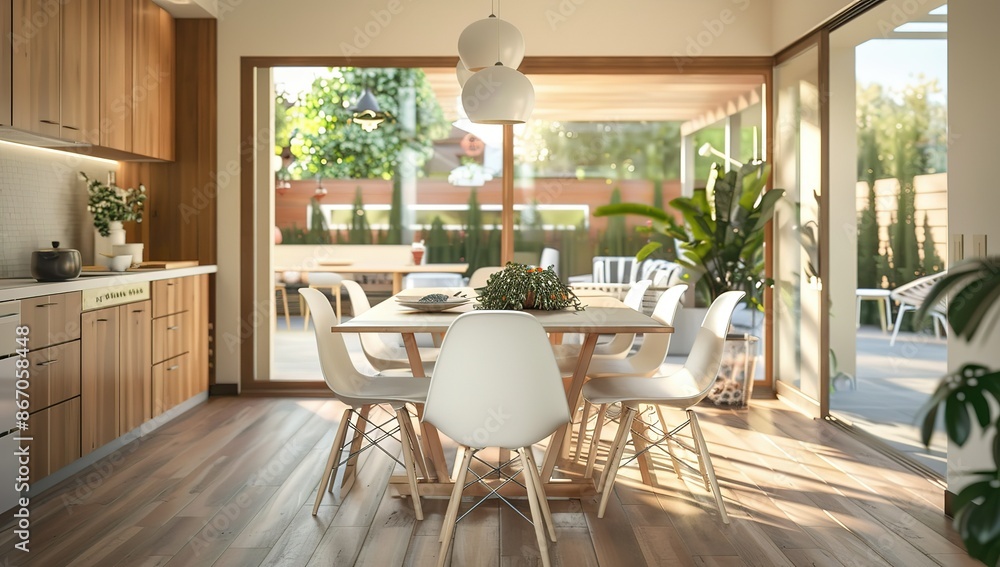 Obraz premium modern dining room with table