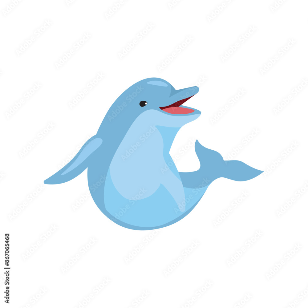 cute swimming dolphin aquatic animal cute swimming dolphin aquatic animal