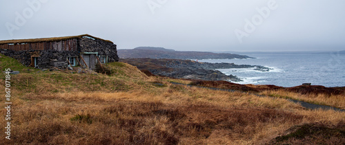 Bild auf Leinwand The Great Viking Feast Dinner Theatre, known as Leifsburdir, is located at Fishing Point in St
