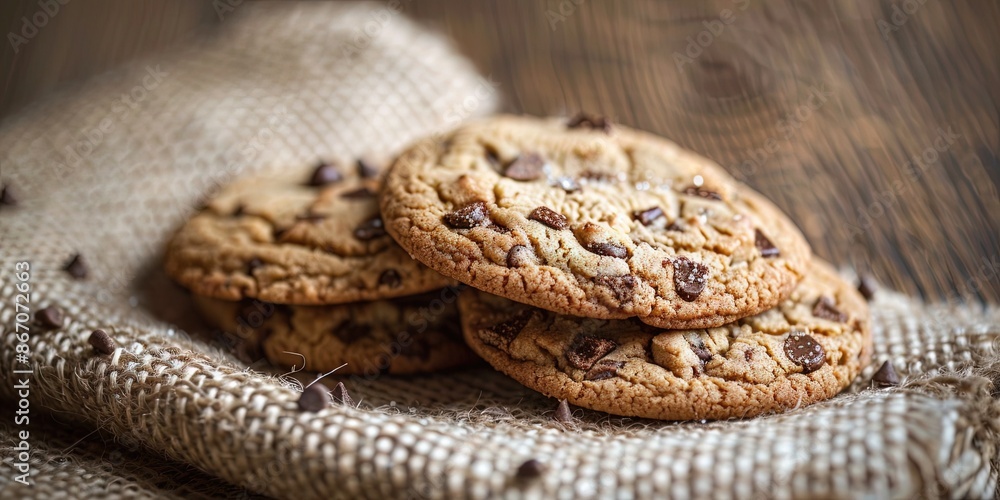 Fototapeta premium drop cookies 