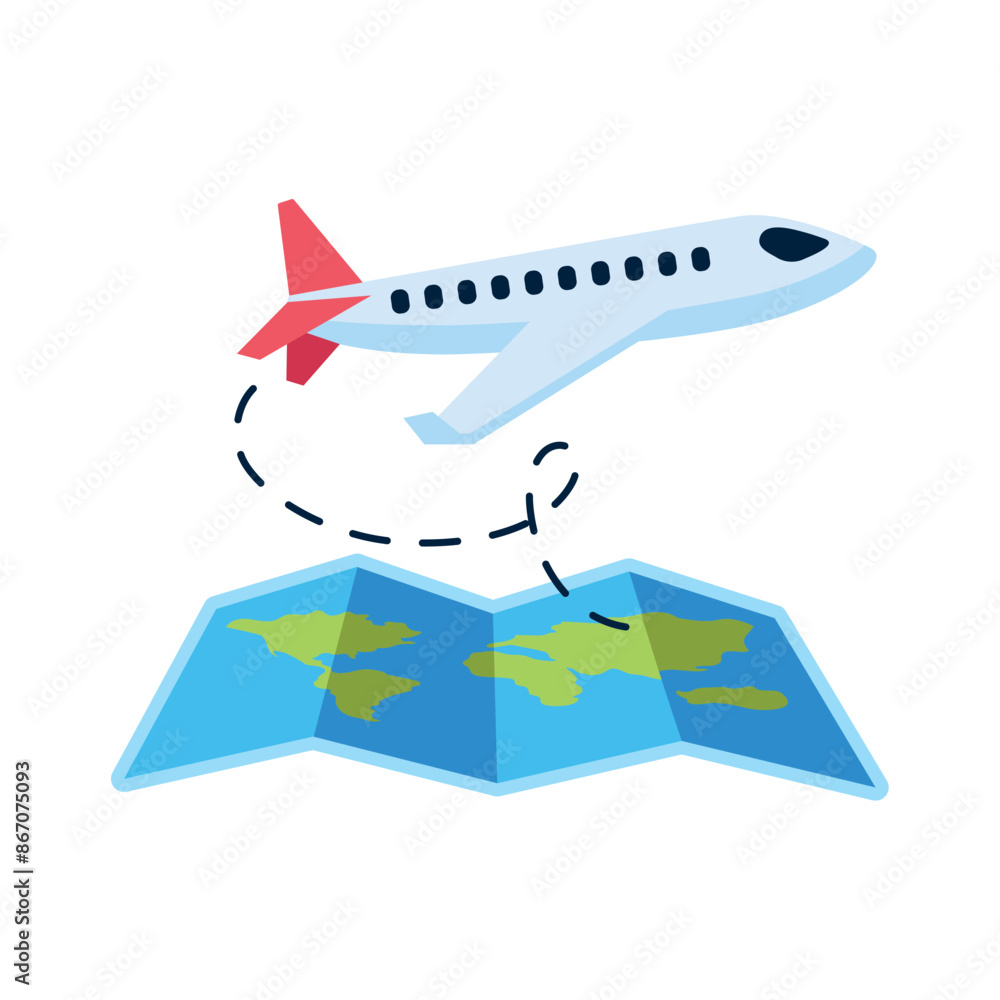 airplane flying with world map airplane flying with world map