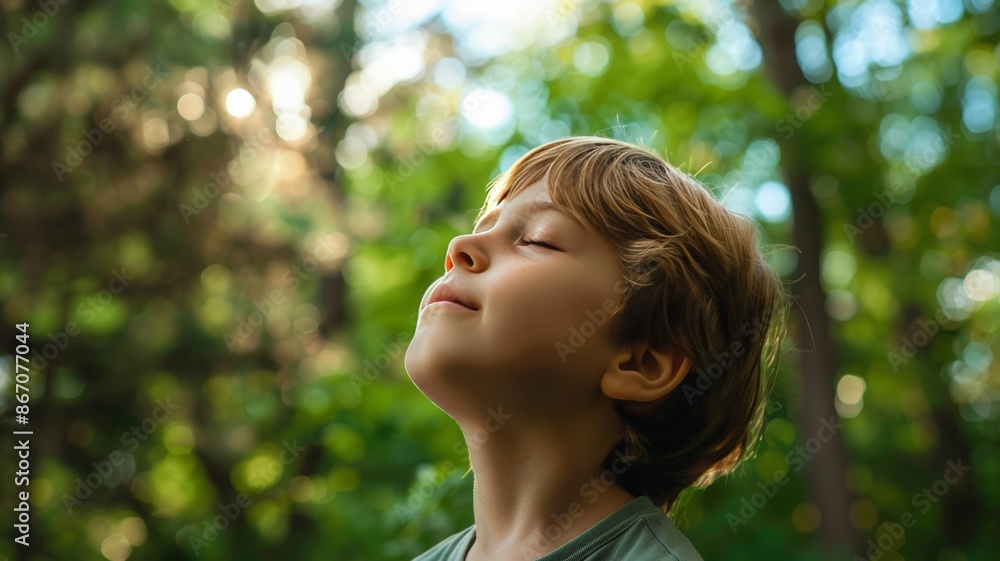 Children breathe clean air. International Day for the Protection of the Ozone Layer. Children breathe clean air. International Day for the Protection of the Ozone Layer.