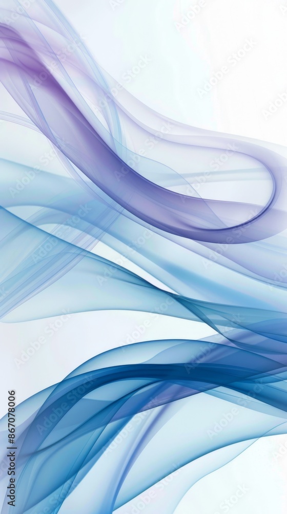 Fototapeta premium Clear Abstract Background with Modern Light Waves, Curves, and Lines, Soft and Technological Feel, AI-Generated High-Resolution Wallpaper Background