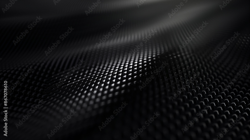 A close-up of a black fabric with a pattern of dots. The image has a moody and mysterious feel to it, as the dots are scattered throughout the fabric and the overall design is not very detailed A close-up of a black fabric with a pattern of dots. The image has a moody and mysterious feel to it, as the dots are scattered throughout the fabric and the overall design is not very detailed