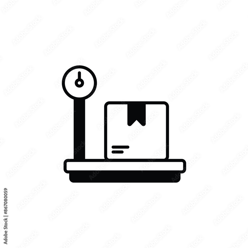 Weight icon design with white background stock illustration Weight icon design with white background stock illustration