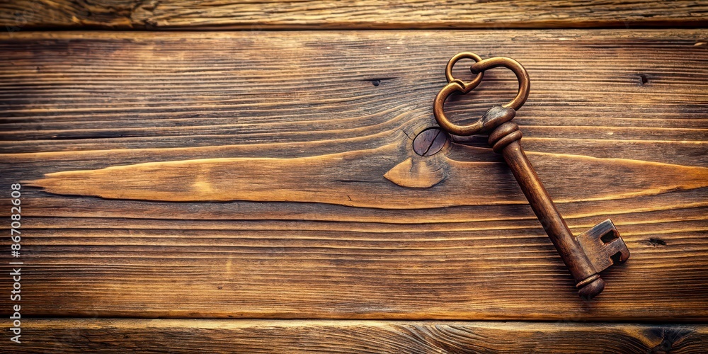 Concept of unlocking potential with a key on vintage wooden background, potential, unlock, key, vintage, wooden Concept of unlocking potential with a key on vintage wooden background, potential, unlock, key, vintage, wooden