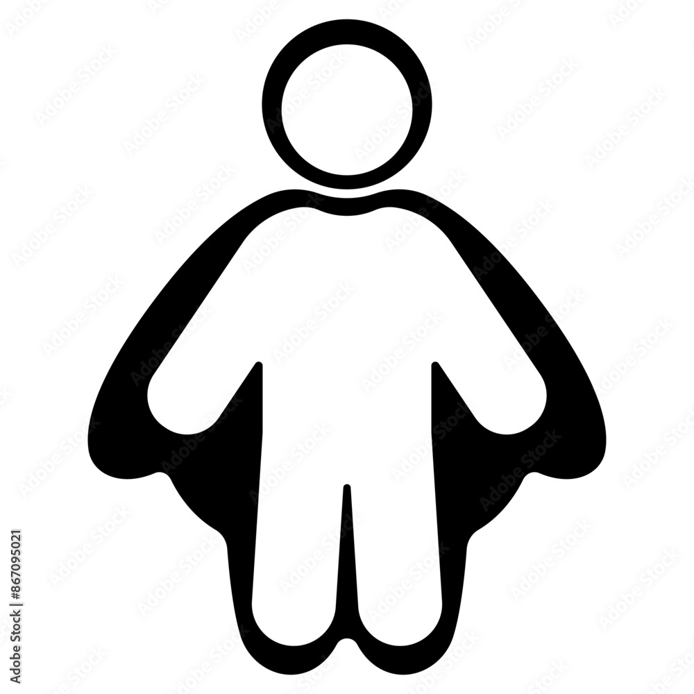 Obesity icon Fat man illustration Obesity icon Fat man illustration