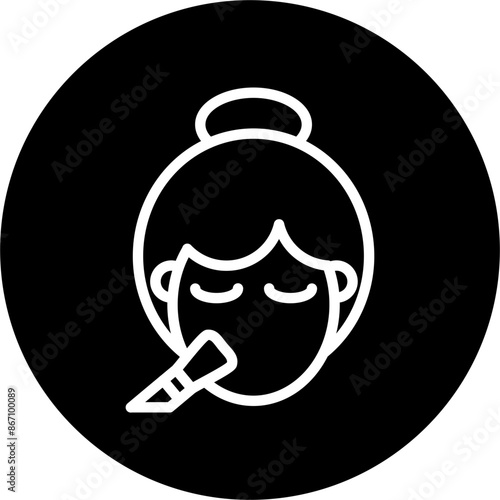 Makeup Tutorials Line White Circle Black