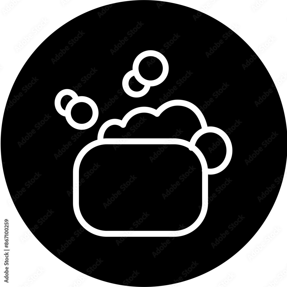 Bath and Shower Products Line White Circle Black Bath and Shower Products Line White Circle Black