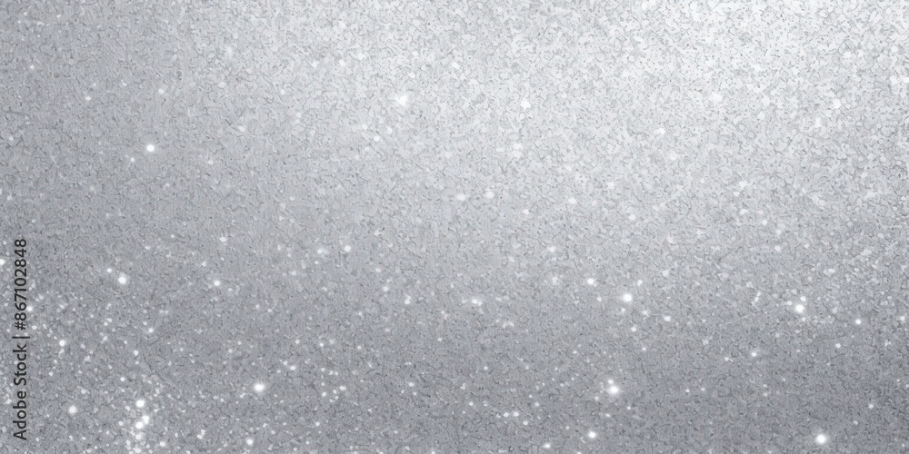 Fototapeta premium Sparkling Silver Glitter Background