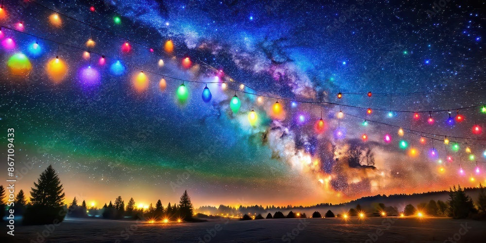 A mesmerizing display of colorful lights in the night sky, aurora borealis, natural phenomenon, celestial, polar regions A mesmerizing display of colorful lights in the night sky, aurora borealis, natural phenomenon, celestial, polar regions