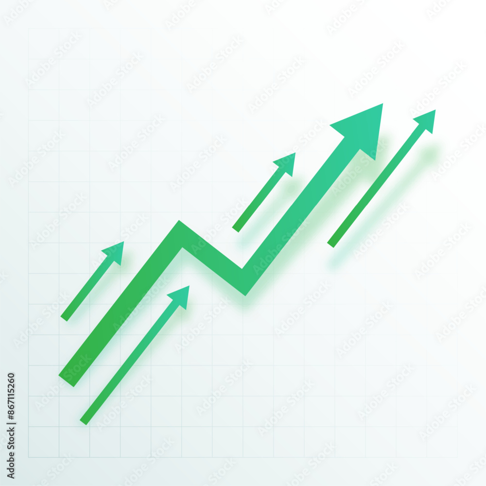 corporate business growth arrow showing upward trend corporate business growth arrow showing upward trend