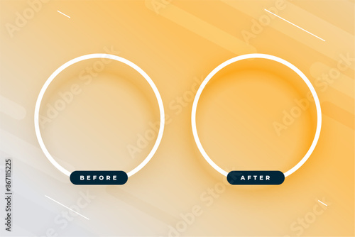 before and after border frame template in battle concept