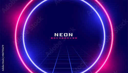 sci-fi and cyber grid lines for a futuristic and modern background