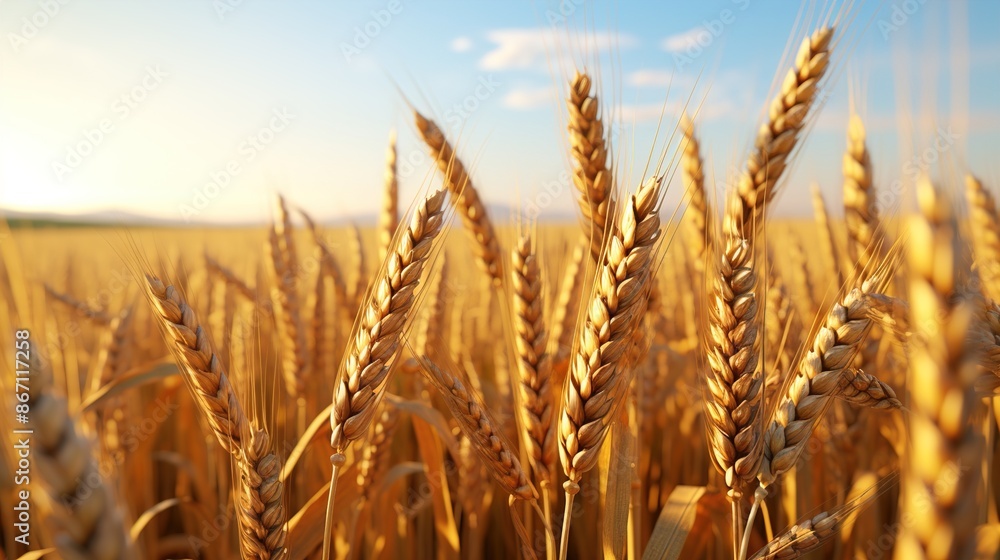 Fototapeta premium golden wheat field