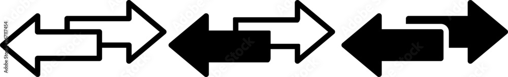 double arrow Icon. transfer symbol double arrow Icon. transfer symbol