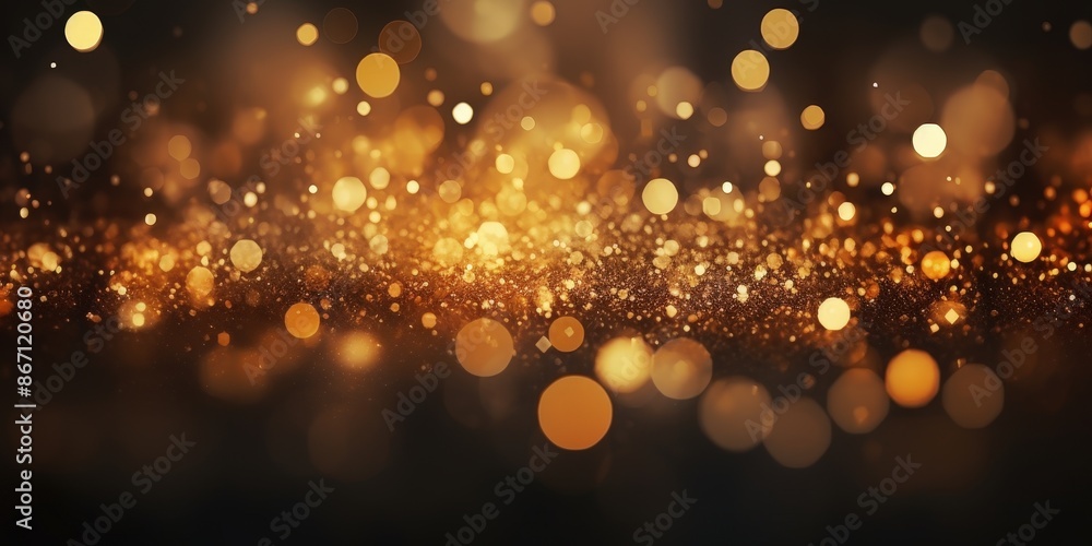 Abstract Golden Lights Background Abstract Golden Lights Background