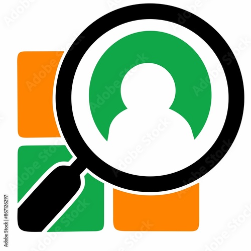 magnifying search icon 