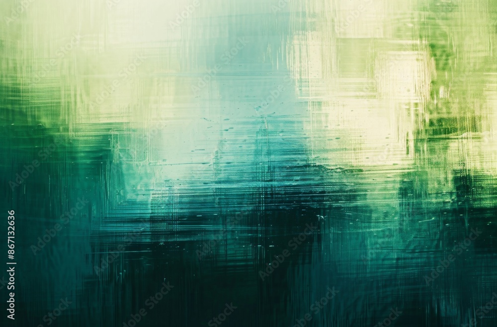 Grainy Texture Abstract Blurred Background in Green and Blue Colors Grainy Texture Abstract Blurred Background in Green and Blue Colors