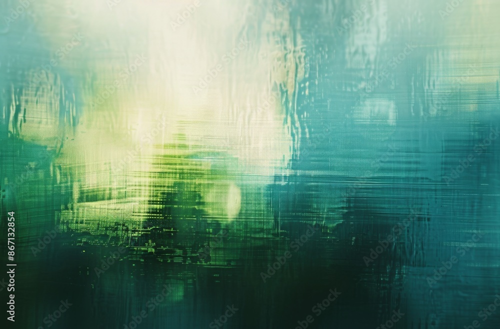 Grainy Texture Abstract Blurred Background in Green and Blue Colors Grainy Texture Abstract Blurred Background in Green and Blue Colors