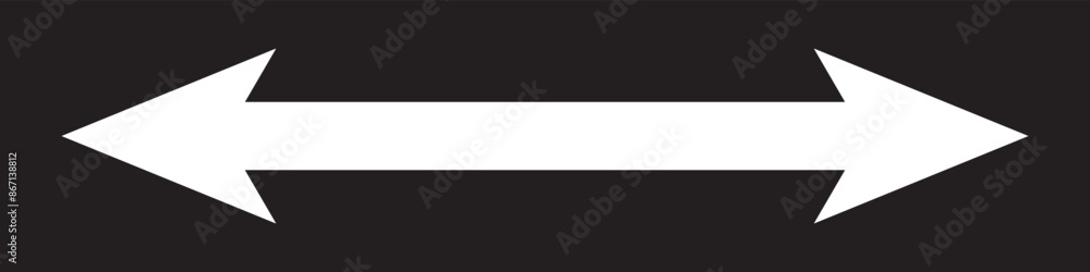 Dual semi circle arrow. white arch double arrow. Arrow pointer vector icon isolated on white background. Vector illustration. eps 10 Dual semi circle arrow. white arch double arrow. Arrow pointer vector icon isolated on white background. Vector illustration. eps 10