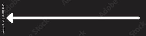 Long arrows icon. Vector of trendy long arrow left and right in flat style. Red arrow vector illustration. Red pointer, direction, position symbol and double arrow icon isolated. eps 10