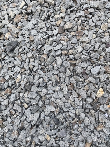 A large number of pebbles