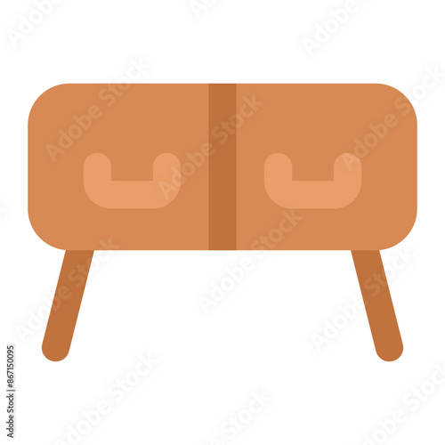 dresser icon for illustration