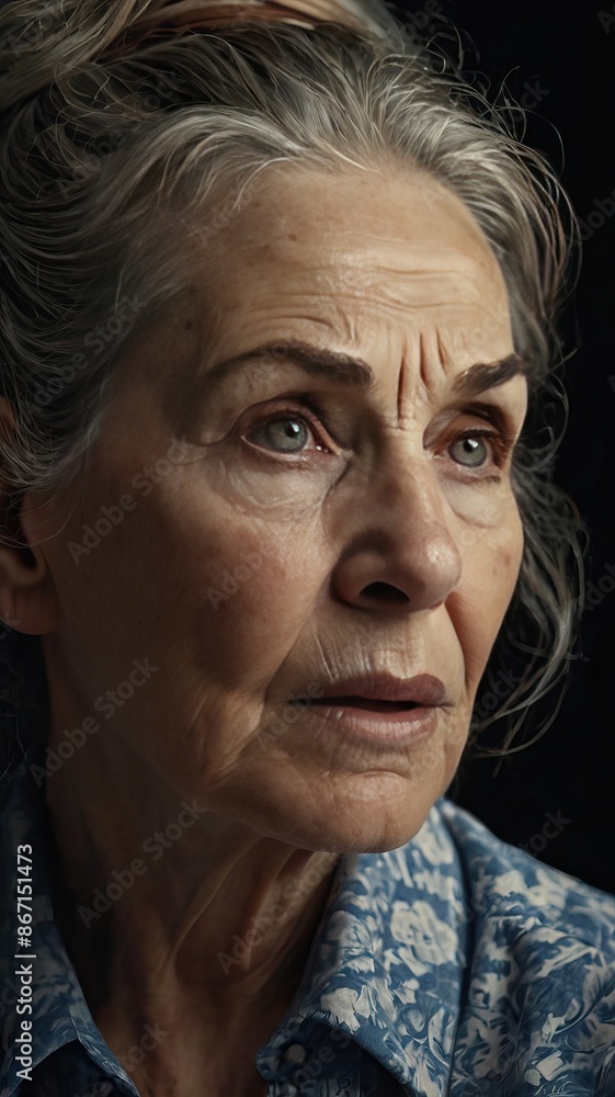 portrait of a senior person portrait of a senior person