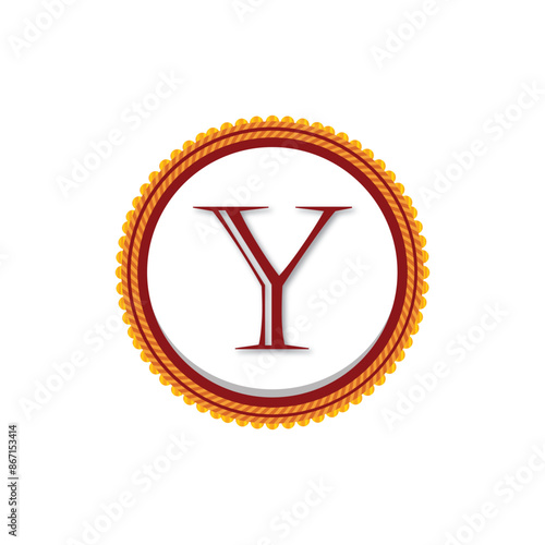 Gold letter Y logo design with beautiful leaf, flower and feather ornaments. initial letter Y. monogram Y flourish. suitable for logos for boutiques, businesses, companies, beauty, offices, spas