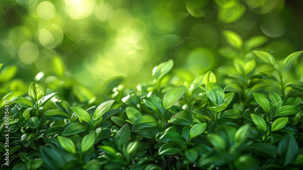 Close-up of vibrant green leaves with a bokeh background, highlighting the freshness and vitality of nature. Close-up of vibrant green leaves with a bokeh background, highlighting the freshness and vitality of nature.