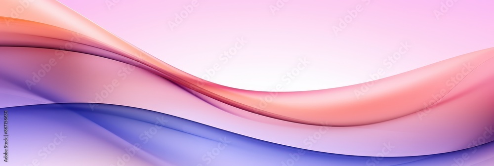 Abstract Pink and Blue Waves Abstract Pink and Blue Waves