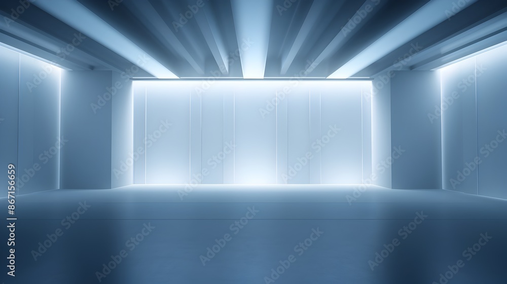 Obraz premium Ethereal Futuristic Glowing Abstract Background for Presentation Display