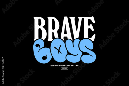 Typography quotes streetwear graphic tee design templates